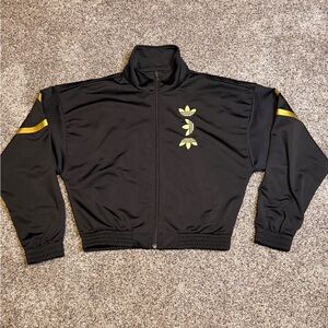 Women’s Adidas Originals Black and Gold Track Jacket